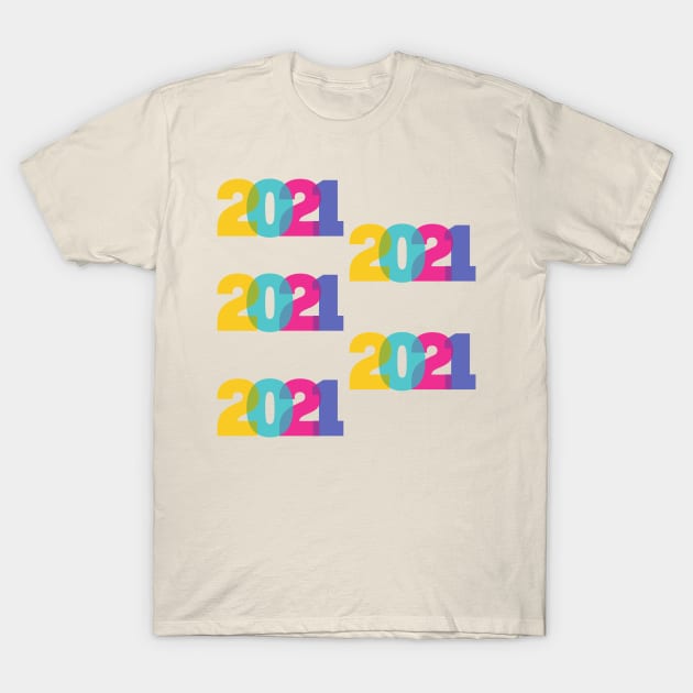 2021 Colorful Design T-Shirt by ibarna